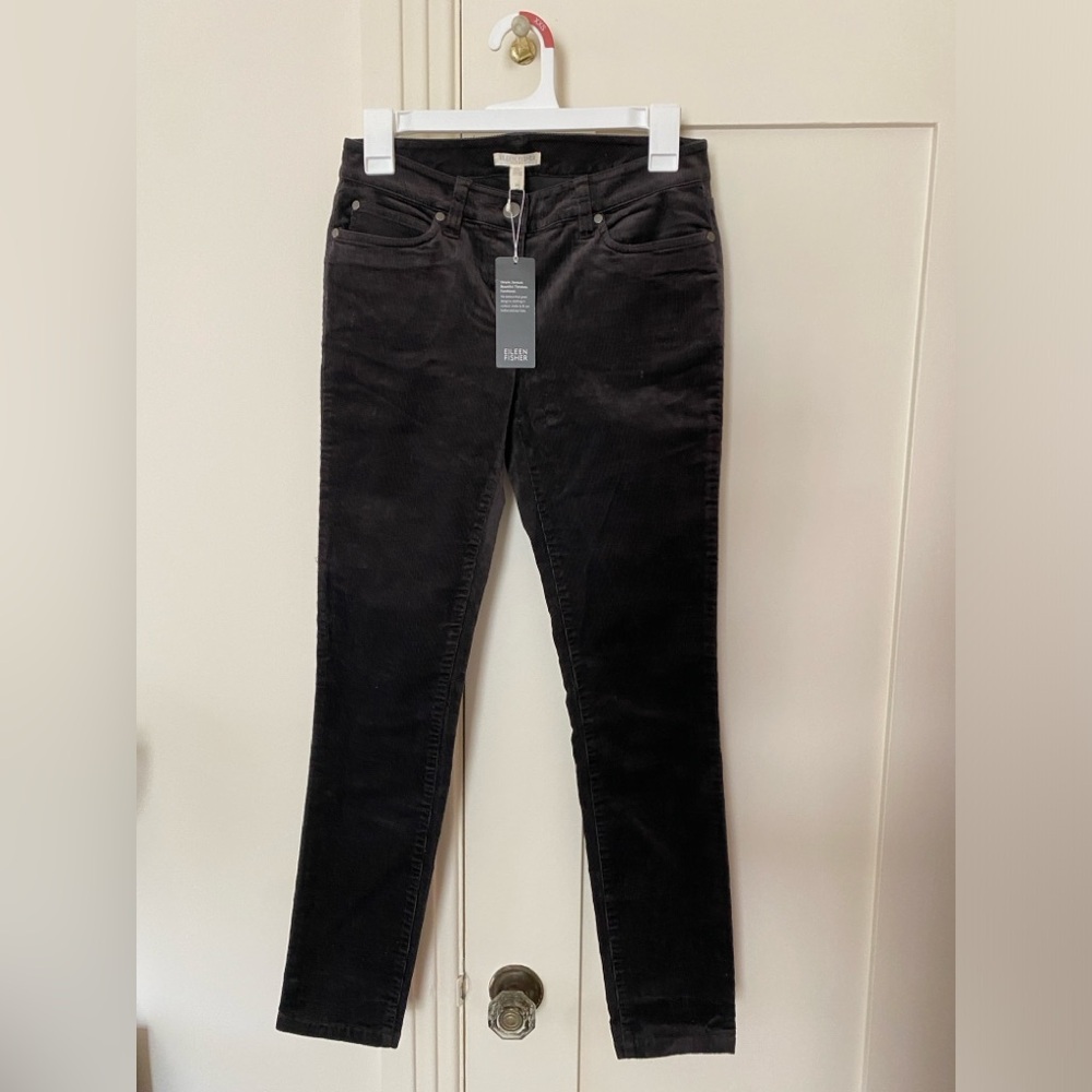 Eileen Fisher || Corduroy Straight Leg Pant || Size 2 Petite